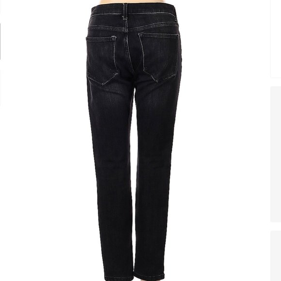 BANANA REPUBLIC black jean denim pants size 26 women's - Picture 2 of 2